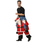 Christmas costumes A Santa Claus Ride On Costume - Azufun