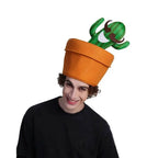 Couple Funny Plant Food Cosplay Hat Halloween Performance Props - Azufun