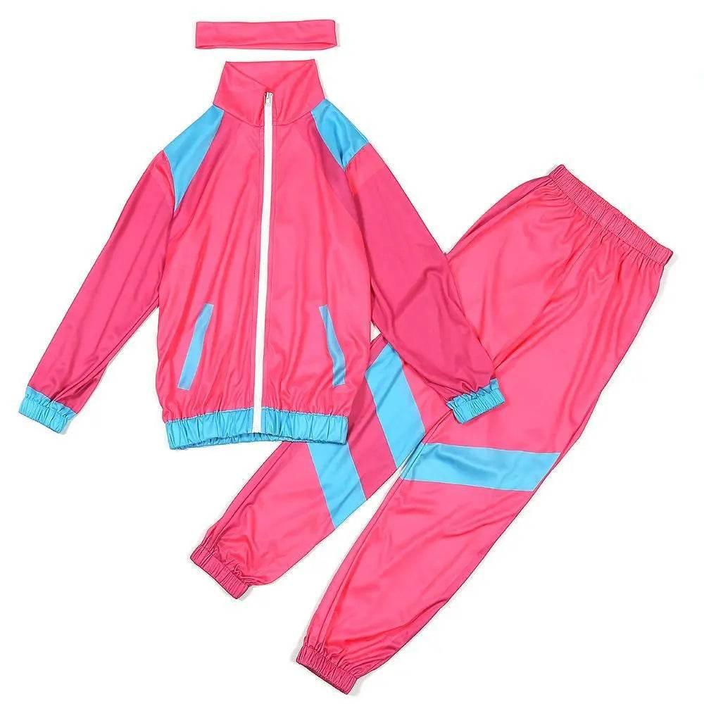 Disco 80S Costume Outfits Dance Set Hip Hop Modern Jazz Team Performance Kids - Azufun