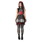 Fever Day of the Dead Bridal Bride Costume Fancy Dress - Azufun
