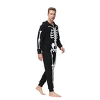 Fluorescent home costume horror pajamas Halloween costume Family Matching Costumes - Azufun