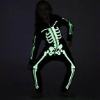 Fluorescent home costume horror pajamas Halloween costume Family Matching Costumes - Azufun