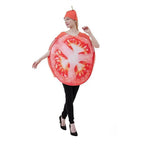 Fruit Sliced Vegetable Tomato women Halloween carnival costume for Adult - Azufun