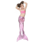 Girls Kids Mermaid Tail Swimwear Bikini Set Swimsuit Swimming Costume - Azufun
