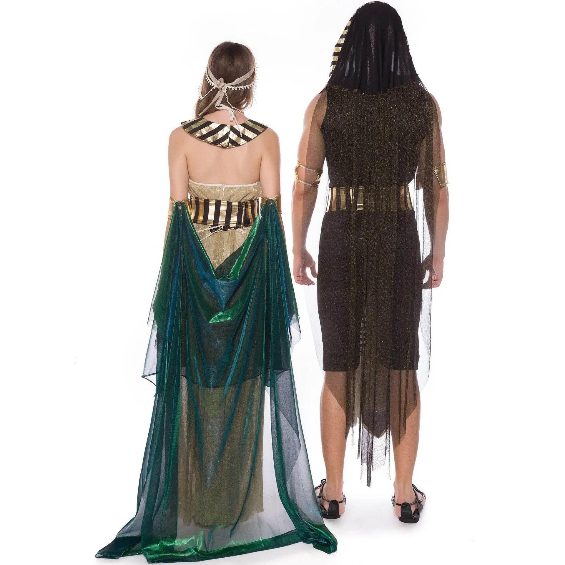 Greek Goddess Prince Couples Costume Halloween Outfits Cosplay Party Carnival - Azufun