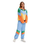 Hip Hop Rock Hippie 70s Costumes Vintage Cosplay Halloween Outfit - Azufun