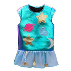 Kids Alien Spaceship Costume for Halloween School Parties and Performances - Azufun