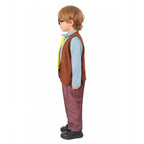 Kids Grandpa Old Man Christmas Costume Festive Role Play Outfit for School Performances - Azufun