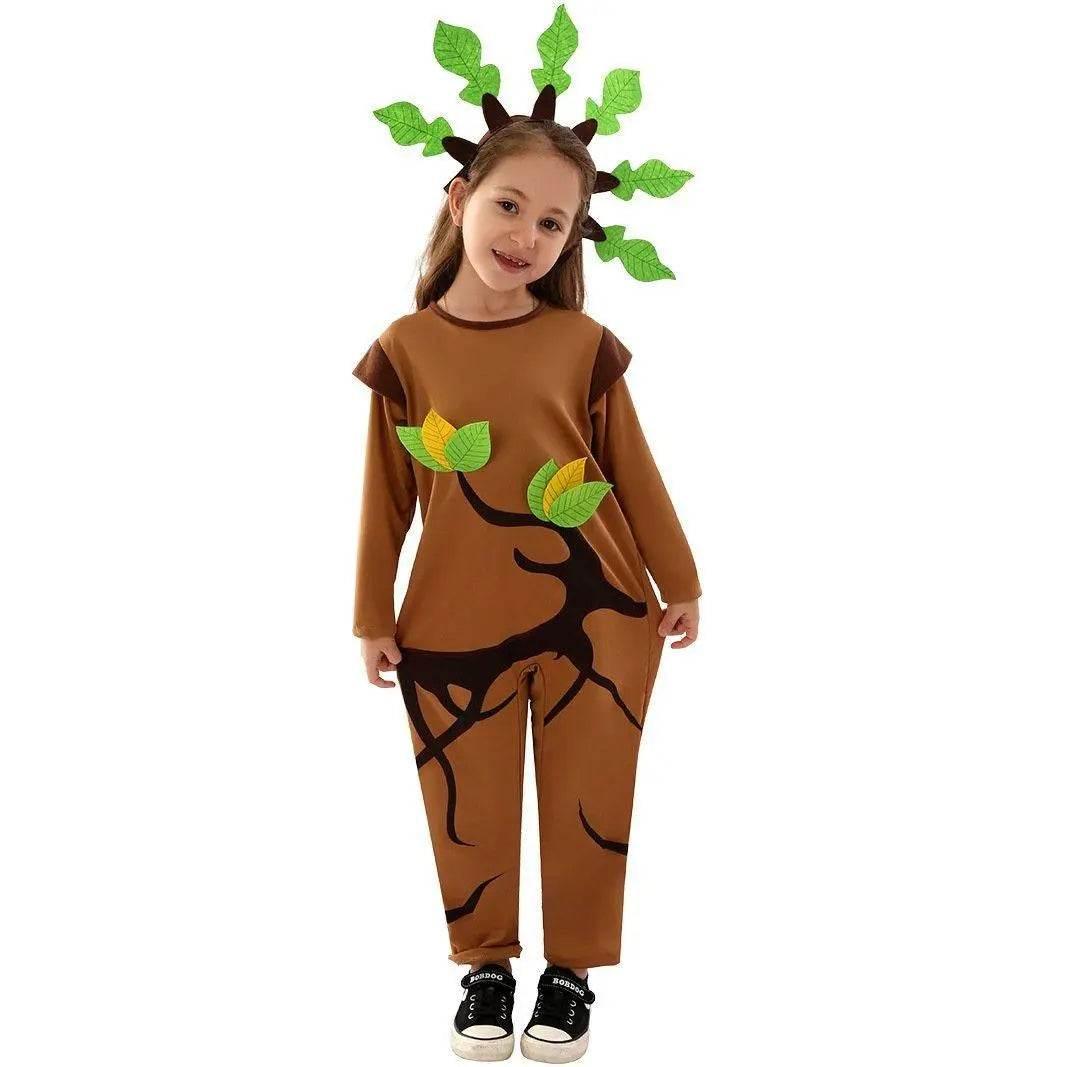 Kids easter plant tree Funny Novelty Halloween Cosplay Party Costume - Azufun