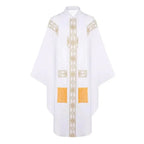 Medieval Cloak Spliced Priest Uniform Cosplay Costume Outfits Halloween Carnival Suit - Azufun