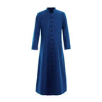 Men's Single Breasted Minister Choir Cassock Robe Costumes Party Performance - Azufun