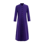 Men's Single Breasted Minister Choir Cassock Robe Costumes Party Performance - Azufun