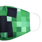 Minecraft Boys Mask Dust Respirator Washable Reusable Masks Kids Face Mouth Muffle Anime Mask - Azufun