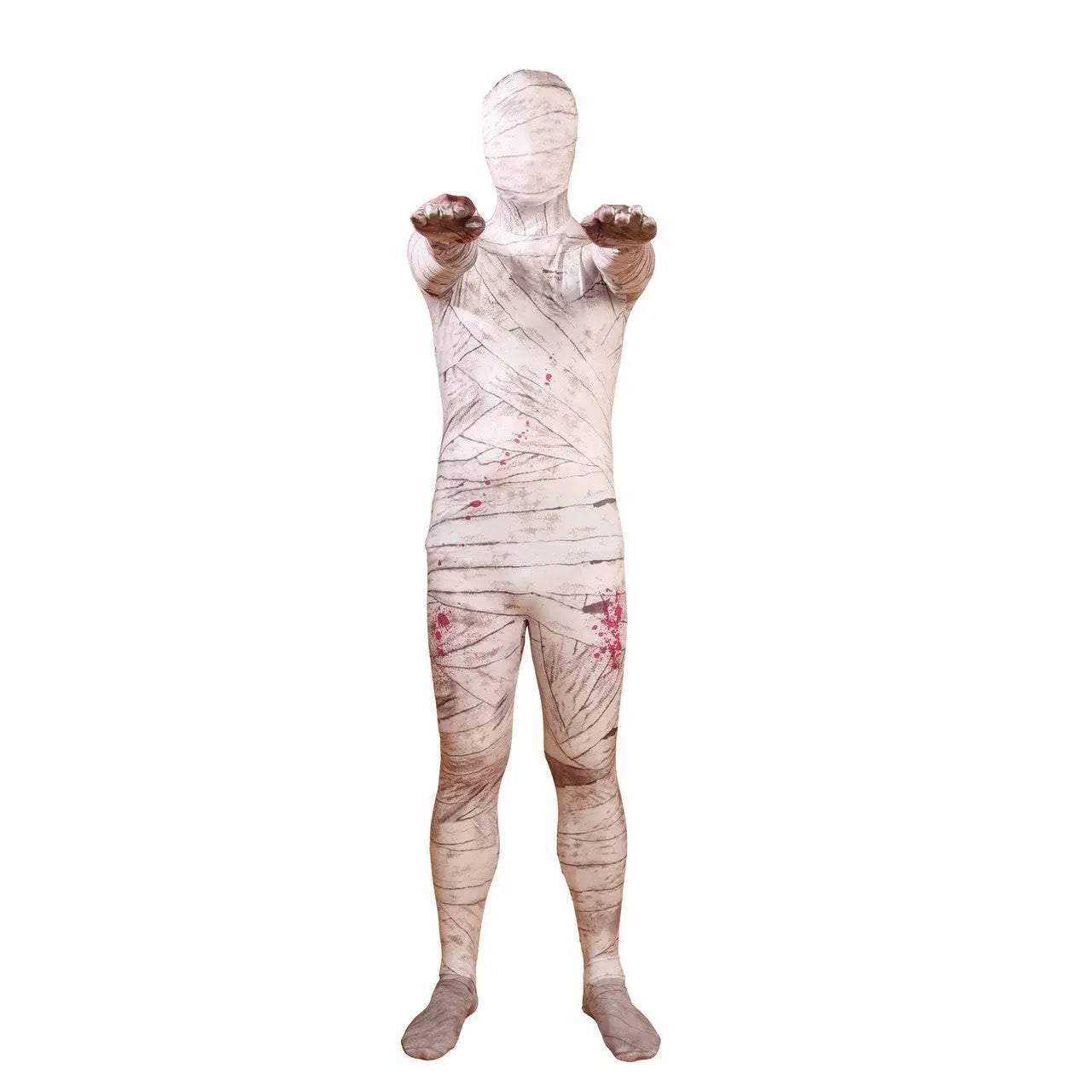 Mummy Spandex Bodysuit Zentai Costume Suit Catsuit Unisex - Azufun