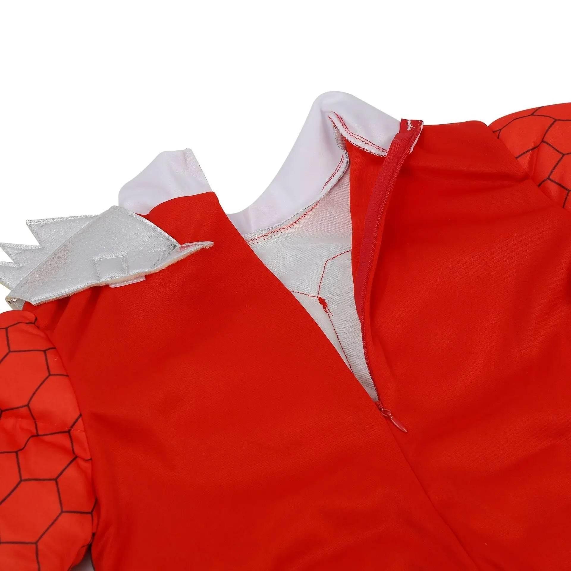 Power Rangers Costume For Boys Red Dino Charge Halloween Outfits - Azufun