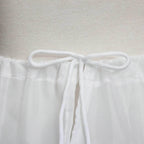 Princess Dress Crinoline Lace Trim Flower Girl Petticoat A-Line - Azufun