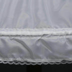 Princess Dress Crinoline Lace Trim Flower Girl Petticoat A-Line - Azufun