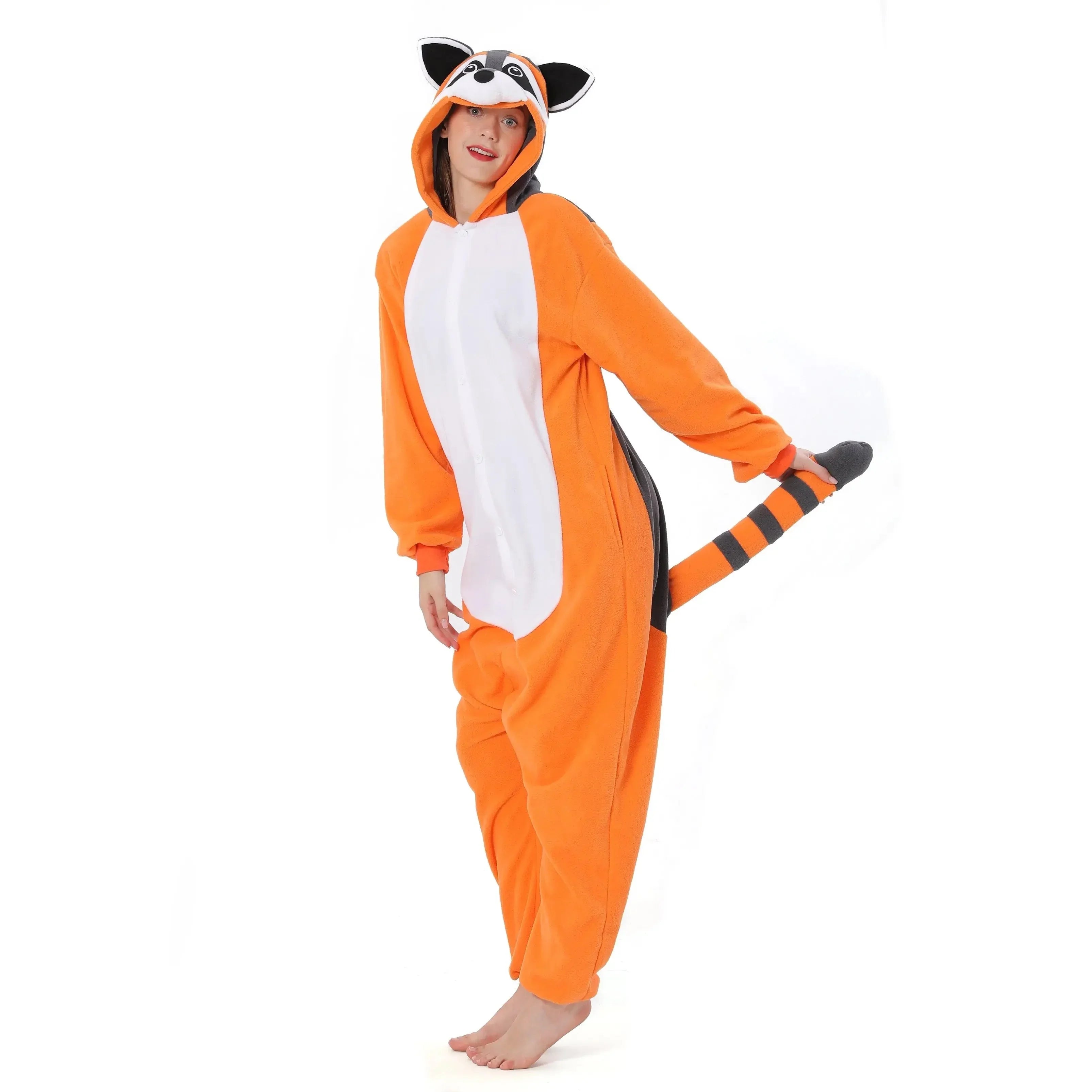 Raccoon Kigurumi Onesies animal pajamas Costume For Adult|?PajmasBuy