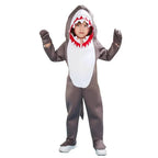 Sea Life Shark Child Jumpsuit Costume Party kids Cosplay Halloween - Azufun