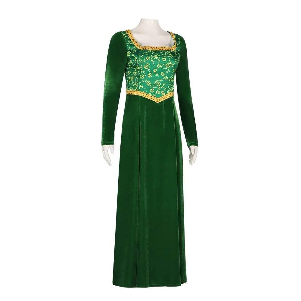 Shrek-Fiona Princess Dress Costume Outfits Cosplay Halloween Carnival Suit - Azufun