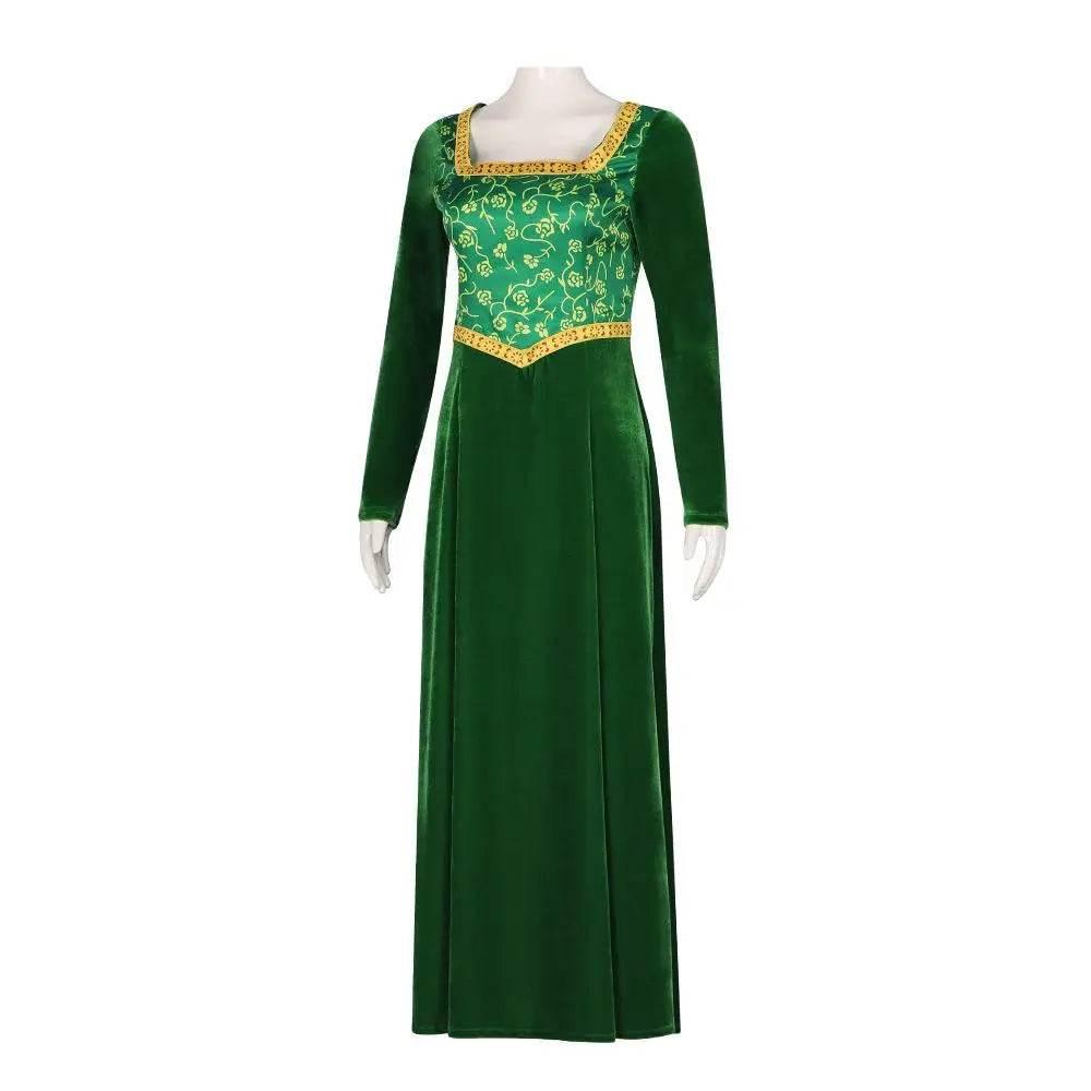 Shrek-Fiona Princess Dress Costume Outfits Cosplay Halloween Carnival Suit - Azufun