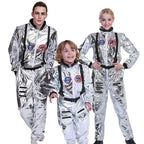 The Wandering Earth Astronaut Silver Pilot Family Couples Halloween Cosplay Costume - Azufun