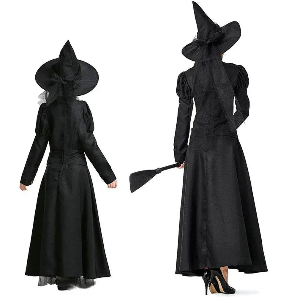 The Wizard of Oz Halloween Party Witch Family Matching Cosplay Costume - Azufun