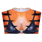 Tiger Stripes Animal Cosplay Zentai Costume Jumpsuit Bodysuit Outfits Adult - Azufun