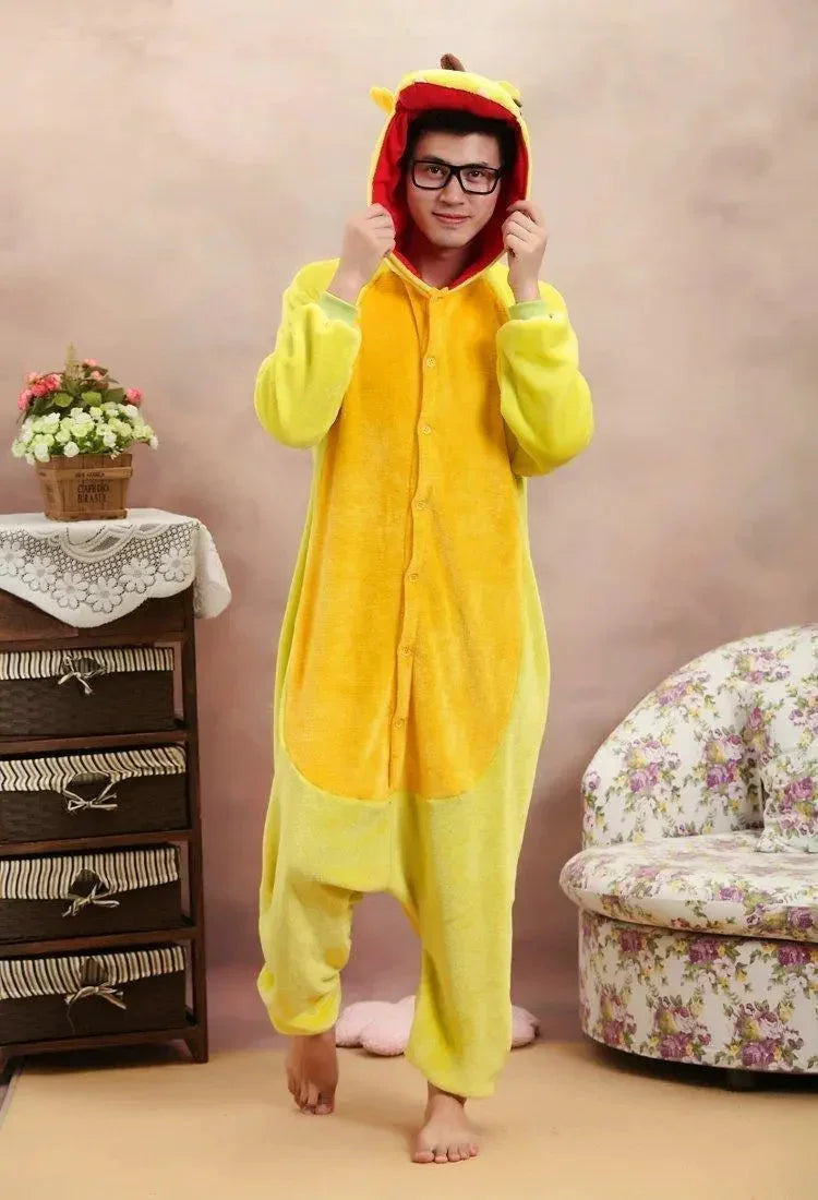 Unisex Adult Chinese Dragon Onesies kigurumi Costume Pajamas - Pajamasbuy