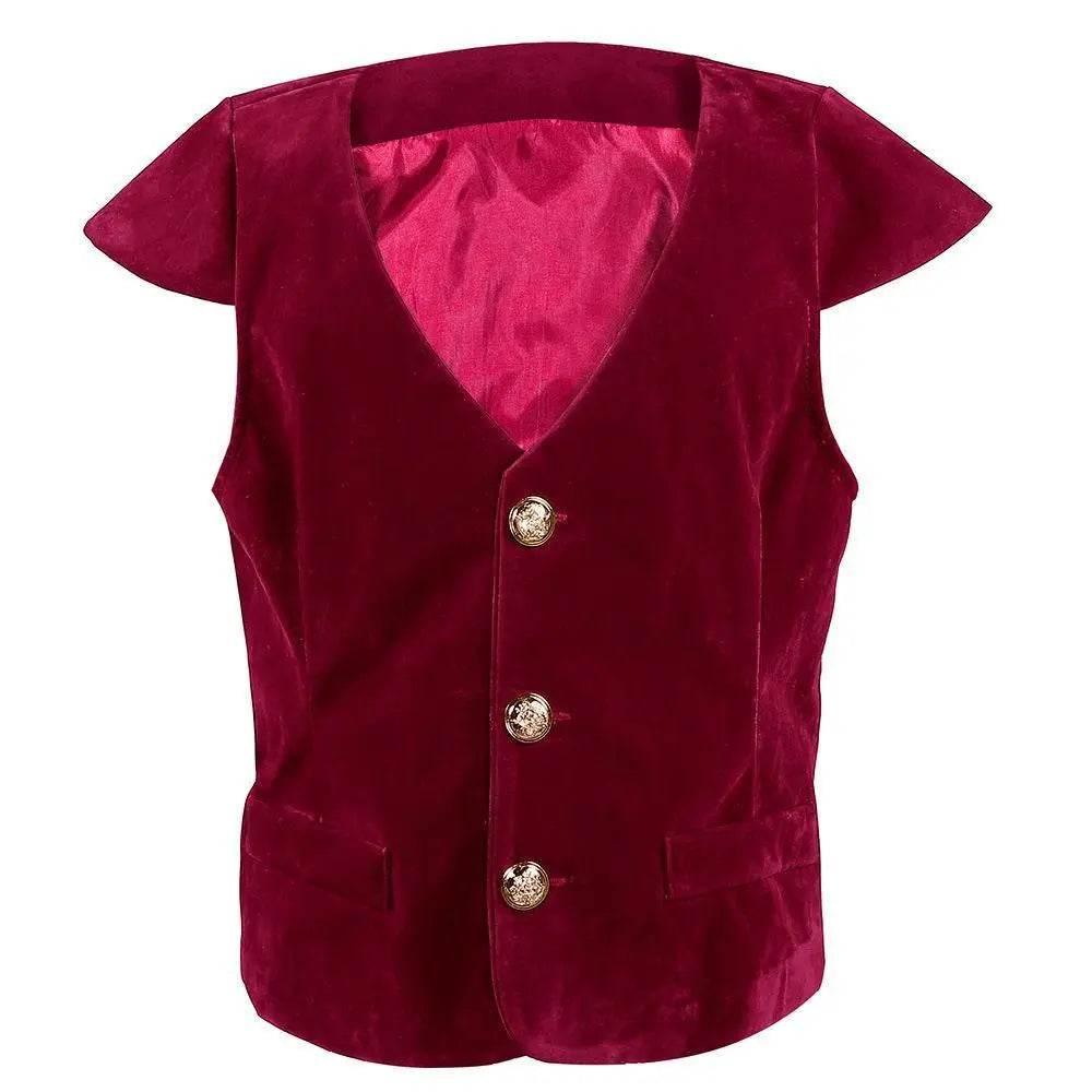 Vampire renaissance victorian pirate costume knight Children Halloween carnival for kids - Azufun