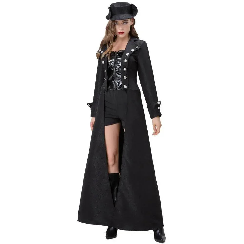 Vintage Medieval Steampunk Costume Halloween Outfits Carnival Cosplay For Adult - Azufun