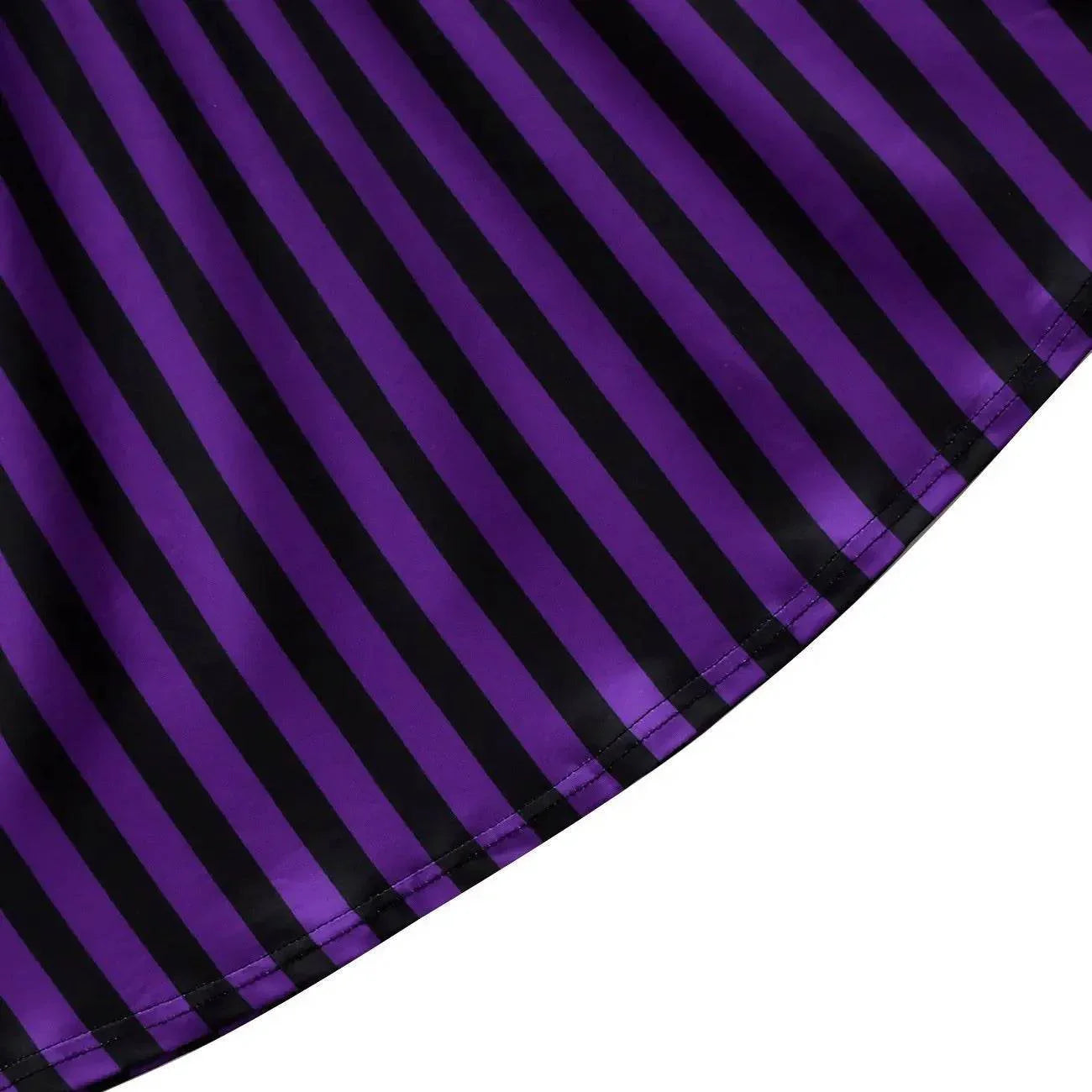 Wednesday Costume The Addams Family Cosplay Striped Dress For Kids - Azufun