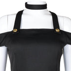 Black White Hazbin Hotel Adult Cosplay Costume Outfits Halloween Carnival Suit - Azufun