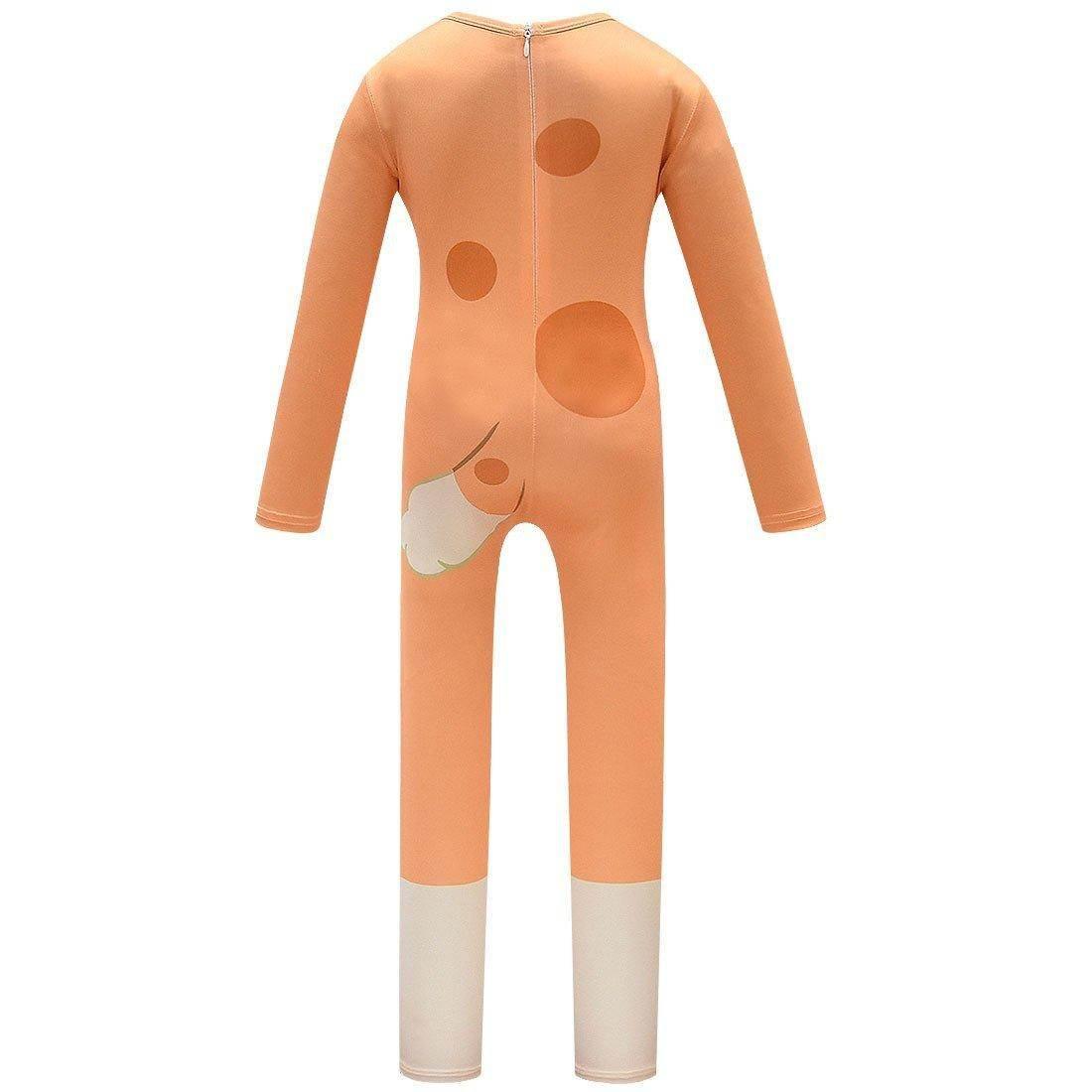 Boys Bluey Girls Bingo Dog Kids Halloween Cosplay Party jumpsuit Onesie Costume - Azufun