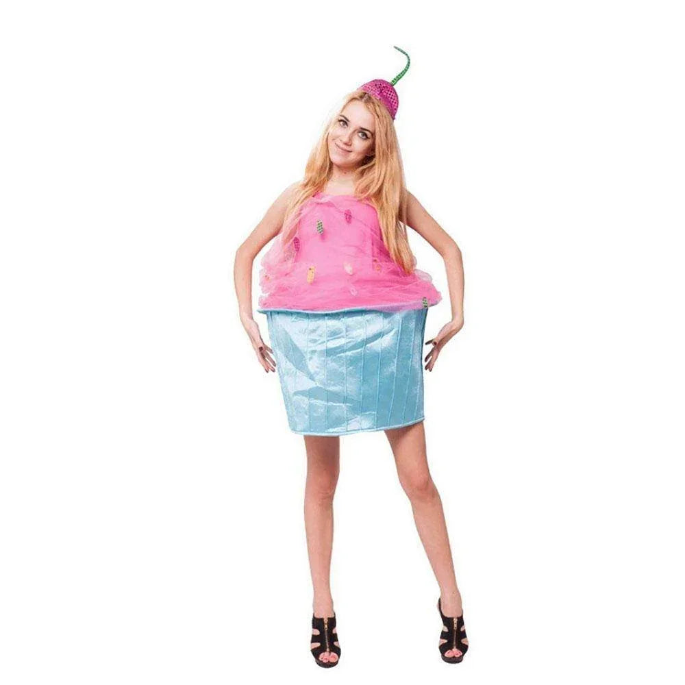 Cake Hat Cosplay Food Party Halloween Costume Performance Cosplay Carnival - Azufun