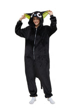 BuyCat Pajamas Kigurumi Onesie Cartoon Black Flannel Jumpsuit Kigurumi Costumes Now Cheaper With 3 - 5 Days Ship - PajamasBuy