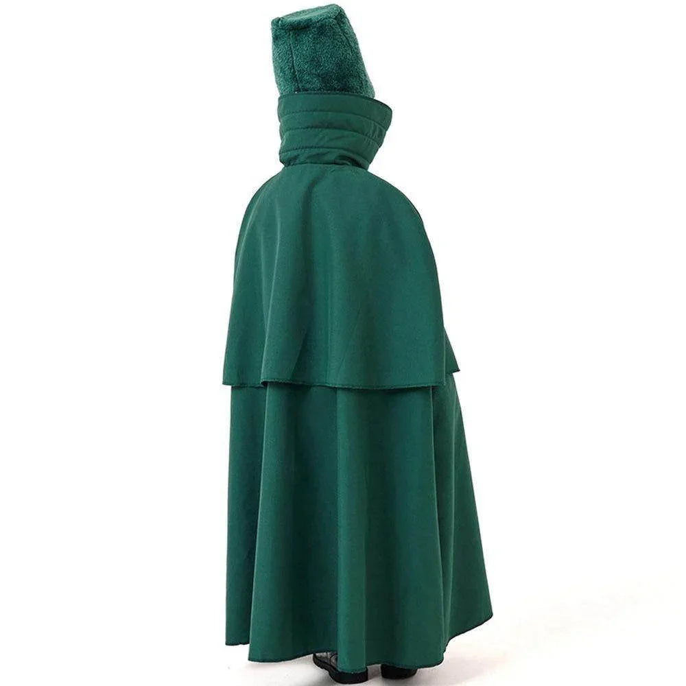 Children's Wizard of Oz Soldier Costume Bearded Guard Outfit for Halloween and Parties - Azufun