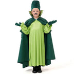 Children's Wizard of Oz Soldier Costume Bearded Guard Outfit for Halloween and Parties - Azufun