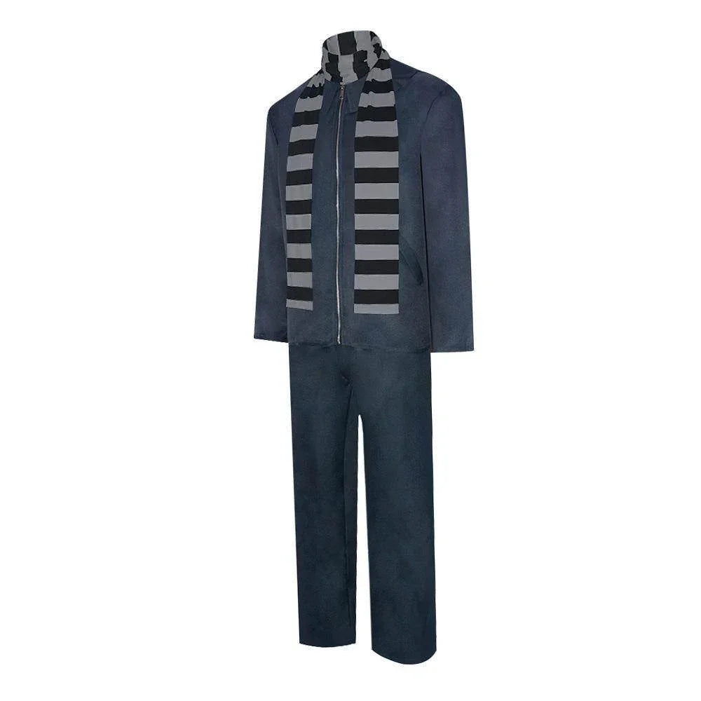 Deluxe Despicable Me Gru Costume for Men Adult Party Halloween - Azufun