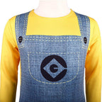 Despicable Me Minion Costume Cosplay Halloween Masquerade Party Halloween Full Set - Azufun