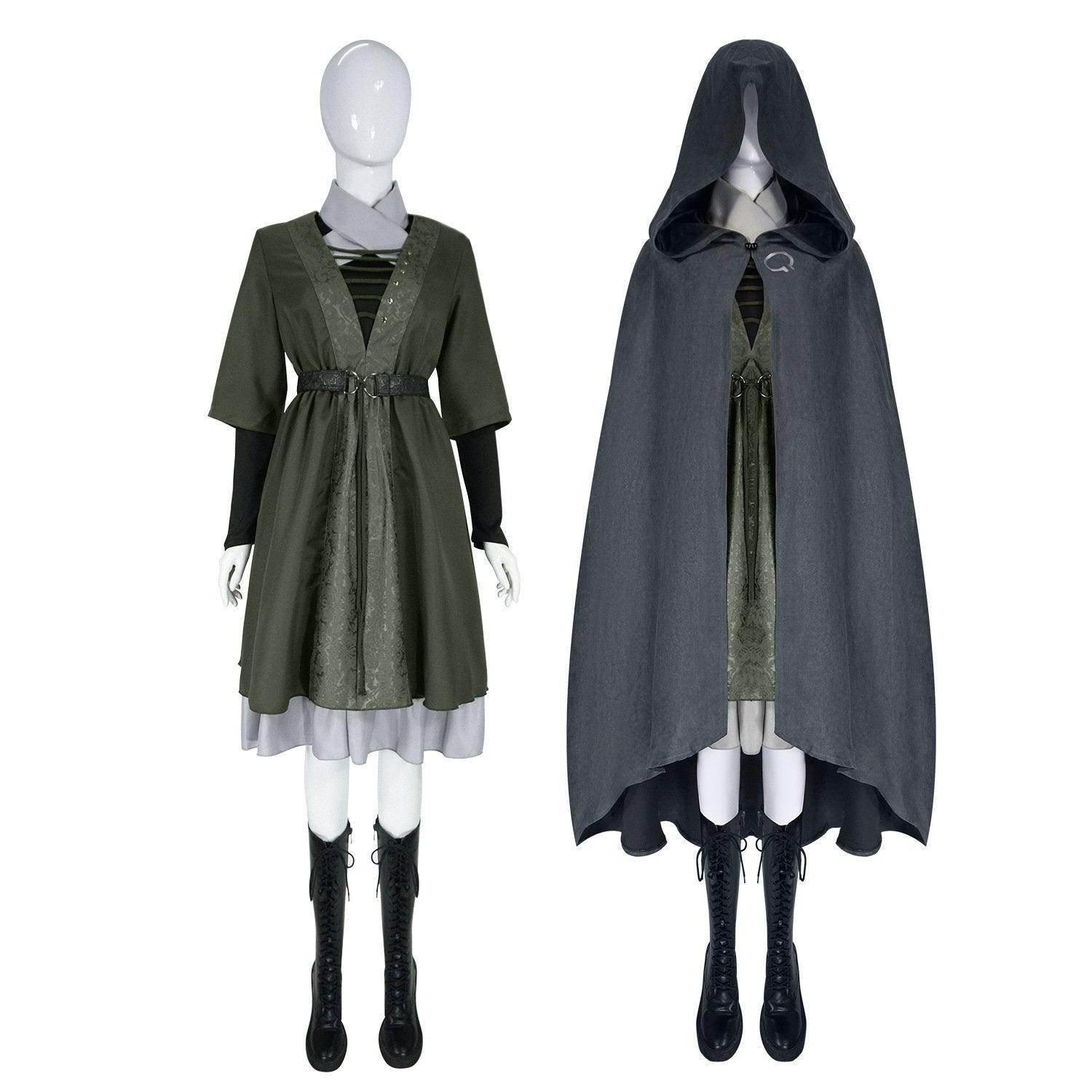 Elden Ring Meilinna Fire Keeper Costume Party Carnival Cosplay Full Set - Azufun