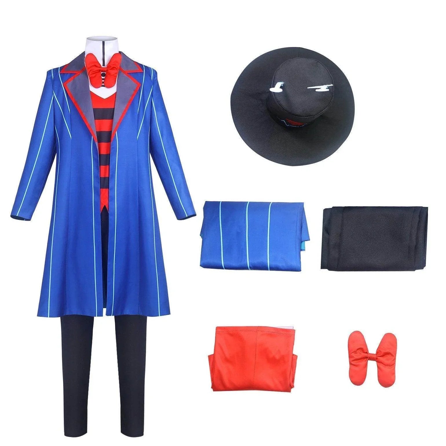 Hazbin Hotel Vox Adult Cosplay Costume Outfits Carnival Suit - Azufun