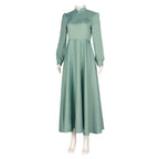Howl's Moving Castle Green Maid Dress Halloween Carnival Suit Cosplay Costume - Azufun