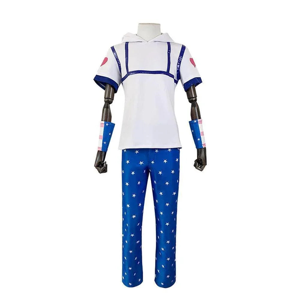 JoJo's Bizarre Adventure Johnny Joestar Cosplay Costumes Anime Halloween Suit Outfit Sets Dress Up For Adults - Azufun