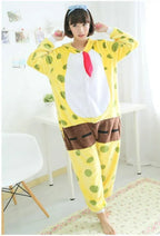 JP Anime Sponge Bob Kigurumi Onesie Pajamas Costume - Pajamasbuy