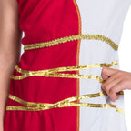 Roman Greek Goddess Costume Cosplay Halloween Party Fancy Dress for Girls