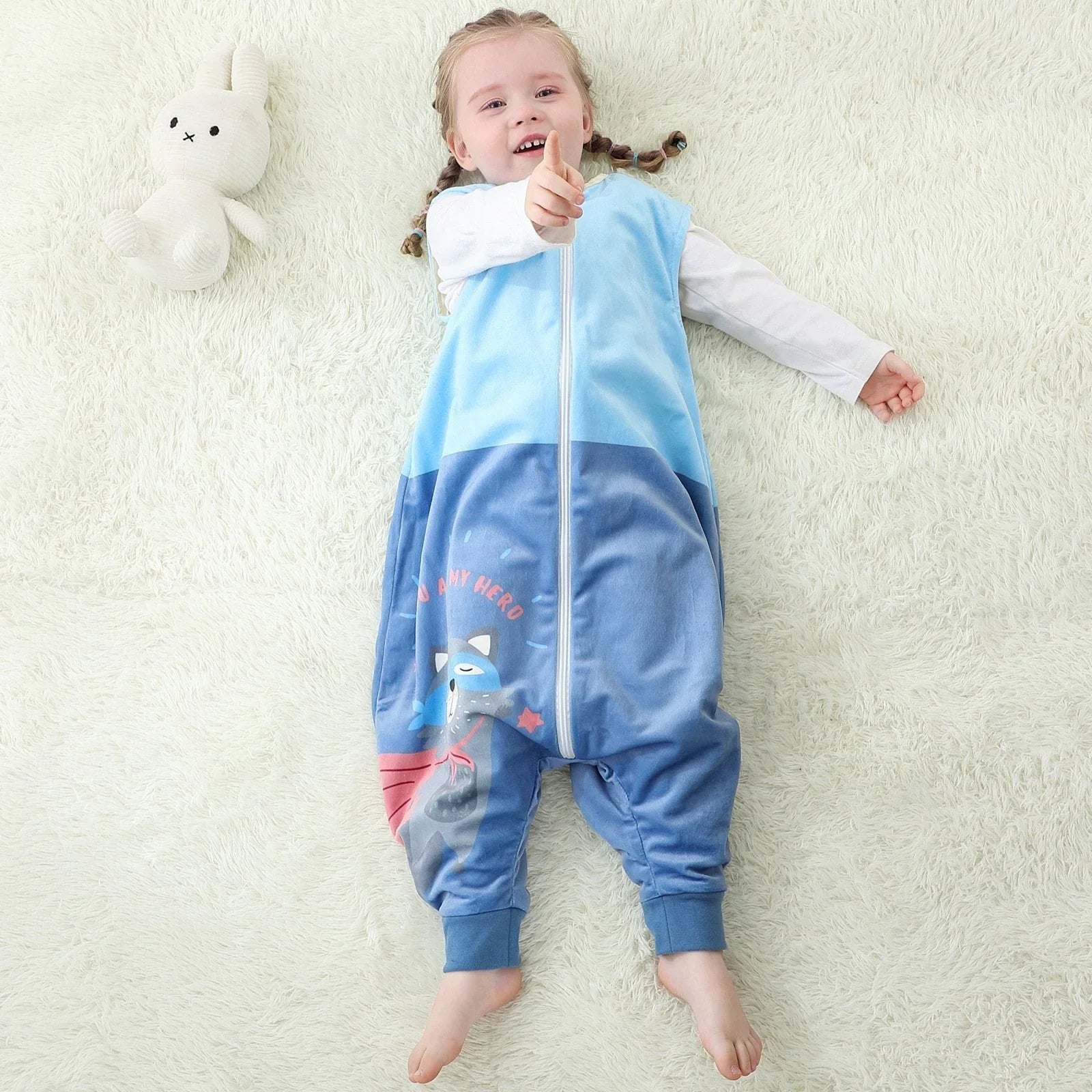 New autumn and winter children's sleeveless jumpsuit