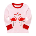 New children's home wear pajamas long sleeve suit