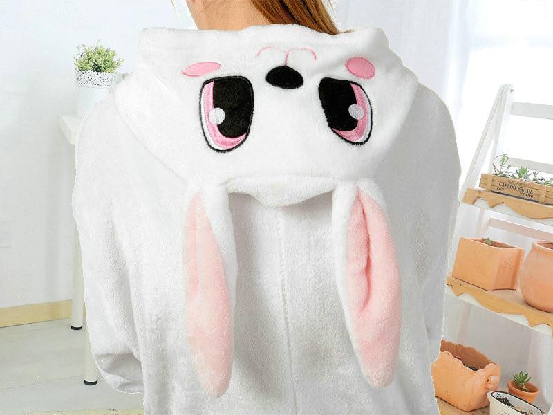 Rabbit Kigurumi Pajamas Hoodie Animals Bunny Costume Onesies