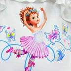 Fancy Nancy Cartoon Cosplay Dress Sling Tutu Dress for Kids